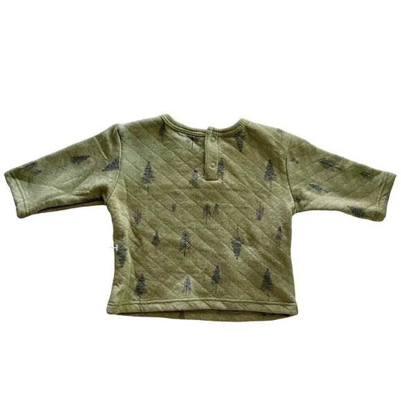 Grayson Collective Baby 2 Piece Outfit Set Tree Print Top Ribbed Leggings NEW - Picture 8 of 14